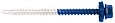 Купить качественный Саморез 4,8х70 RAL5005 (синий насыщенный) в Компании Металл Профиль.